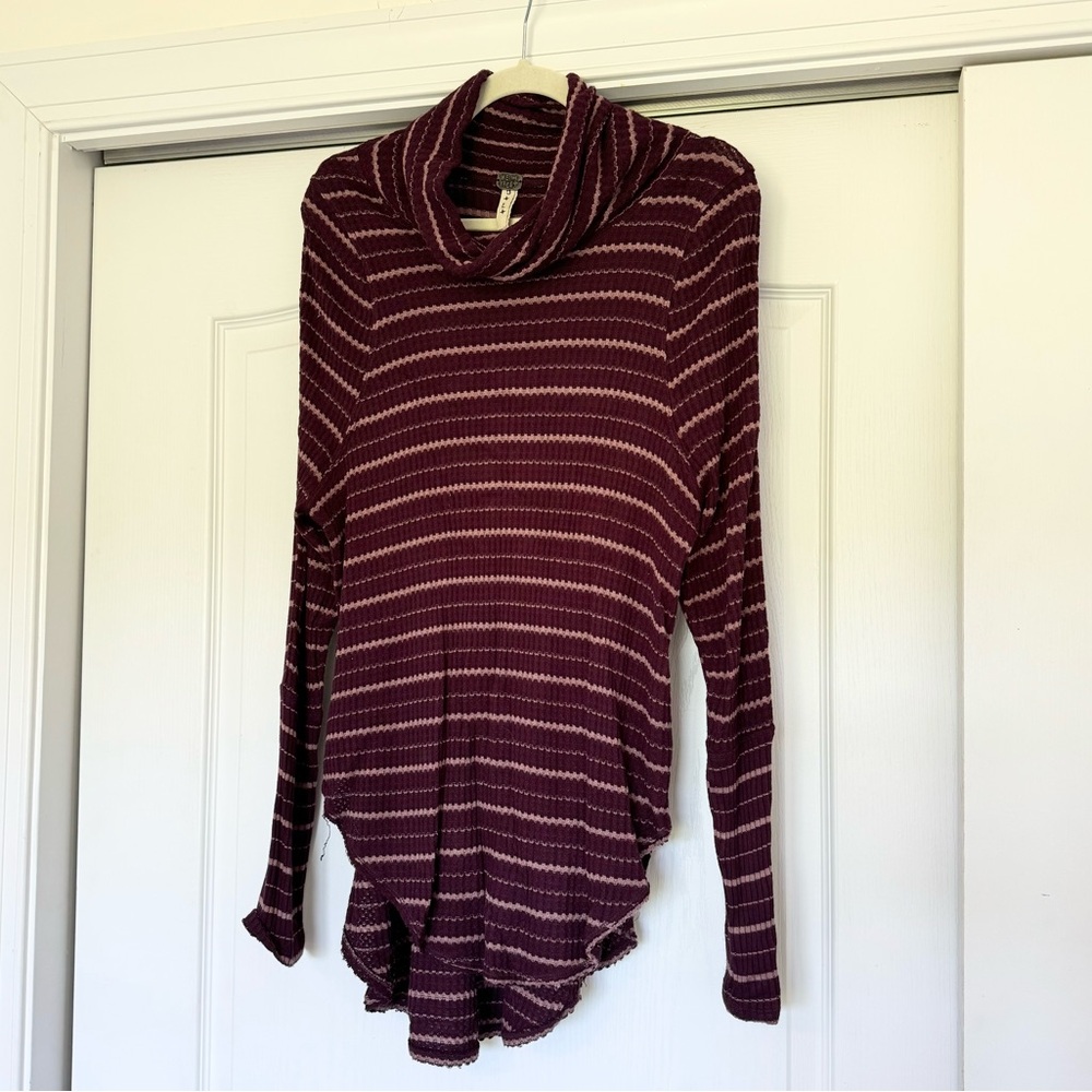Free People Kristine Striped Drippy Thermal